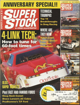 SUPER STOCK 1992 NOV - CAMARO BUILD 2, REMINISCING, PARKS, 6-PACK